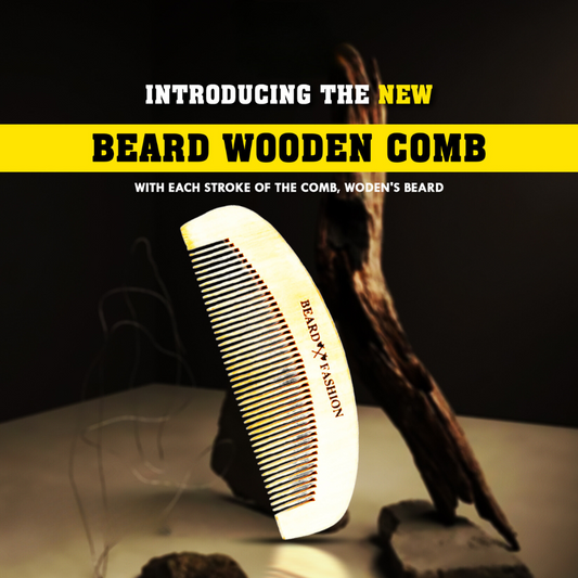 Premium Wooden Beard Comb